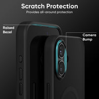 FLOLAB Surtect Tri-Fusion Magnetic for iPhone 16 Series Phone Case Surtect Translucent Black